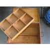 Image 2 : WOODEN CASED BOX W/TRAYS
