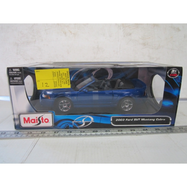 2003 FORD SVT MUSTANG COBRA DIECAST CAR