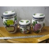 Image 1 : 3 PIECE CANNISTER SET