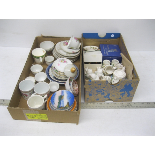 SM. TEACUPS & SAUCERS, ETC.