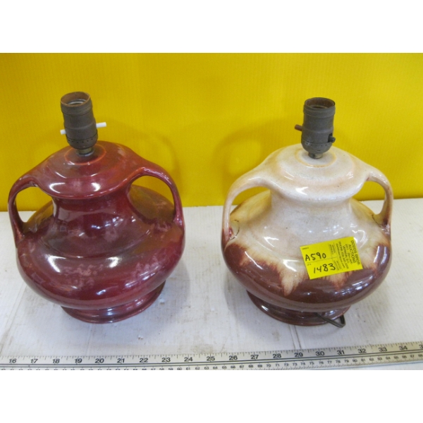 PAIR OF MEDALTA LAMP BASES