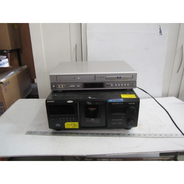 400 CD PLAYER & TOSHIBA DVD/VCR RECORDER