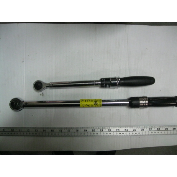 1/2" DRIVE & 3/8" DRIVE TORQUE WRENCHES