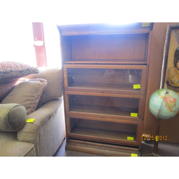 ANTIQUE STACKING BARRISTER'S BOOKCASE