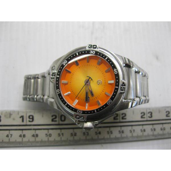 GEORGE ARENA ORANGE FACE WATCH - CONDITION UNKNOWN - UNVERIFIED