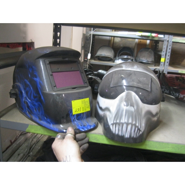 WELDING HELMET & MAGNIFIED HELMET