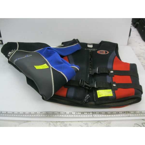 SHORTY WETSUIT & BEAR SZ L WATER SKI JACKET