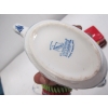 Image 5 : BLUE & WHITE GRAVY BOAT & SAUCER (MADE IN GERMANY) & A LE CREUSET BUTTER DISH 