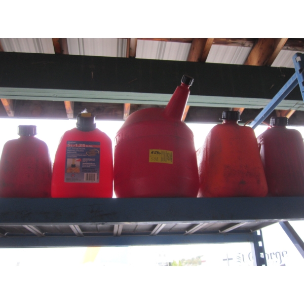 5 FUEL CANS