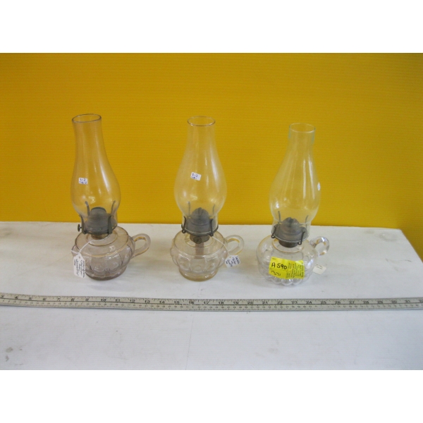3 FINGER LAMP OIL LAMPS