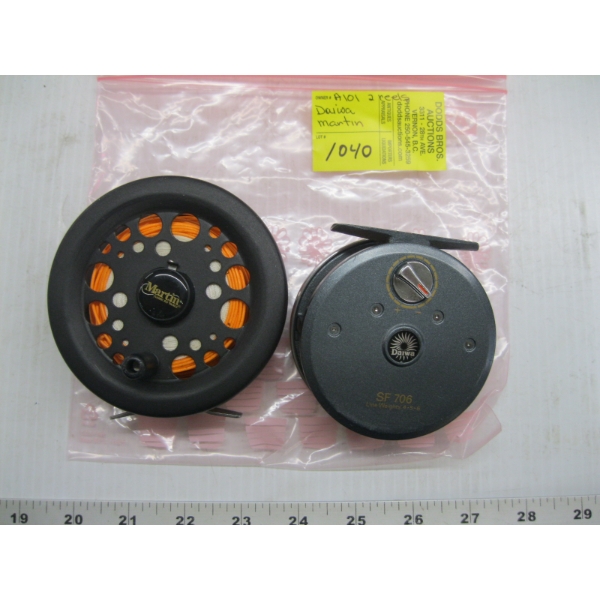 2 FLY FISHING REELS - MARTIN & DAIWA