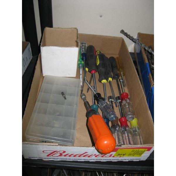 MISC. SCREWDRIVERS, NUT DRIVERS, BITS, ETC.