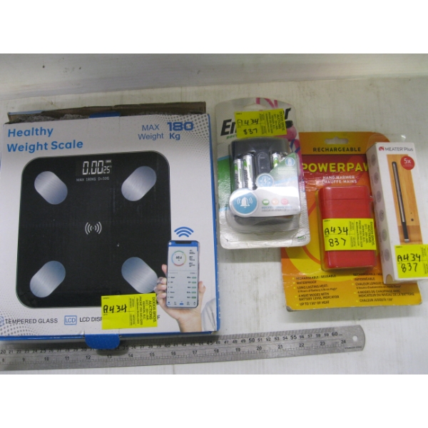 ASST. NEW ITEMS - SCALE, HANDWARMER, ETC.
