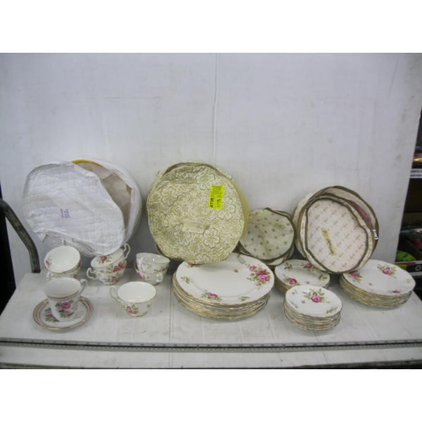 SET OF ADDERLY FINE BONE CHINA