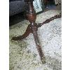 Image 2 : DUNCAN PHYFE BASED COFFEE TABLE W/OVAL GLASS TOP