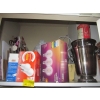 Image 2 : CUPBOARD W/MISC. ICE BUCKETS, LIGHTS, BAGS, CAKE PANS, LA CREUSET POT, ETC.