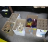 Image 1 : 5 BOXES OF MISC. WINE GLASSES, POTTERY GLASSES
