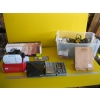 Image 4 : BOX & BIN OF MISC. MASSAGERS, ETC.