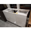 Image 2 : WHITE 3 PIECE VANITY CABINET