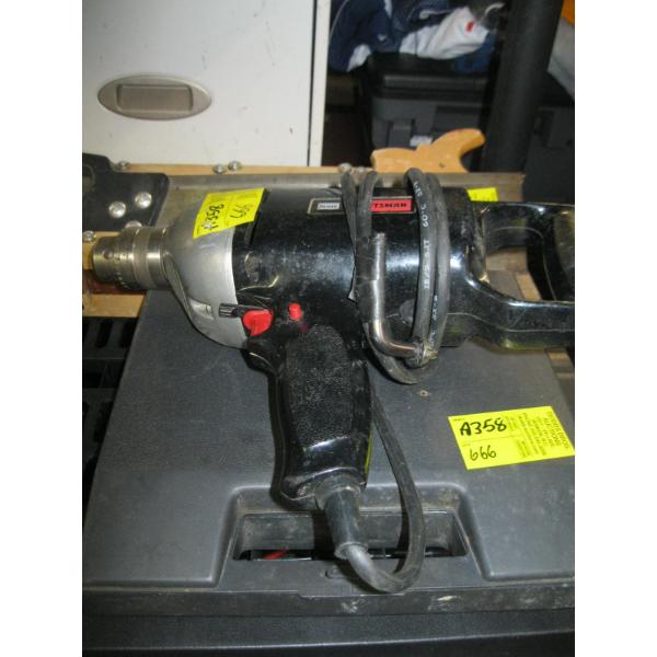 CRAFTSMAN 1/2" DRILL, SOLDERING GUN & MITER BOX & SAWS