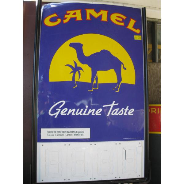 CAMEL CIGARETTE SIGN
