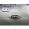 Image 2 : 14KT WEDDING BAND W/DIAMONDS, 3.3G, SZ 9 1/2