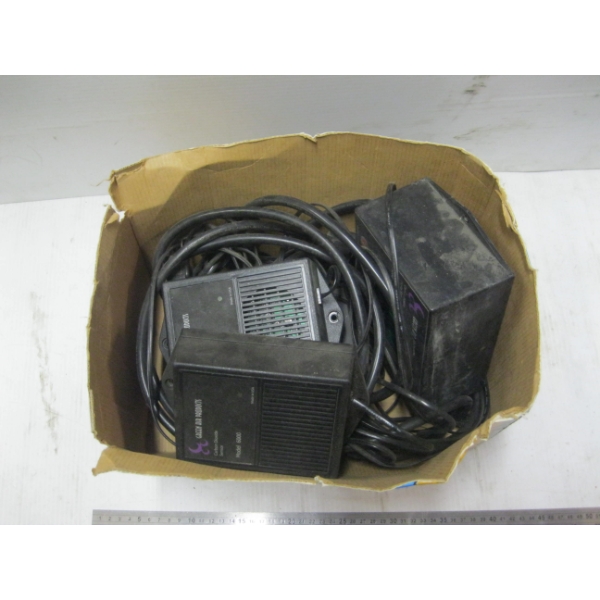 BOX W/MISC. GROW OP ELECTRONICS