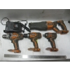 Image 1 : RIGID CORDLESS TOOL SET W/CHARGER NO BATTERIES