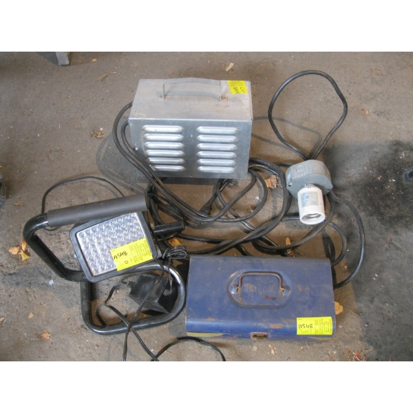 LED LIGHT, BALLAST & PROPANE TORCH
