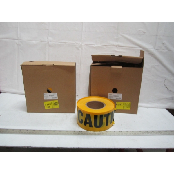2 BOXES OF CAUTION TAPE