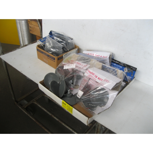 FLAT OF COMMERCIAL FRENCH FRY CUTTERS & NEW FREE FLOW POURERS