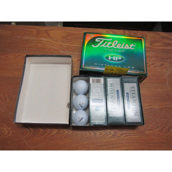 2 PACKS OF NEW GOLF BALLS