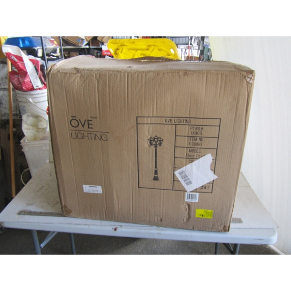OVE 3 LIGHT POLE - NEW IN BOX