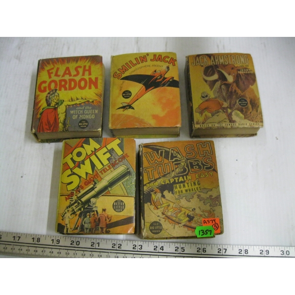 5 VINTAGE BIG LITTLE BOOKS