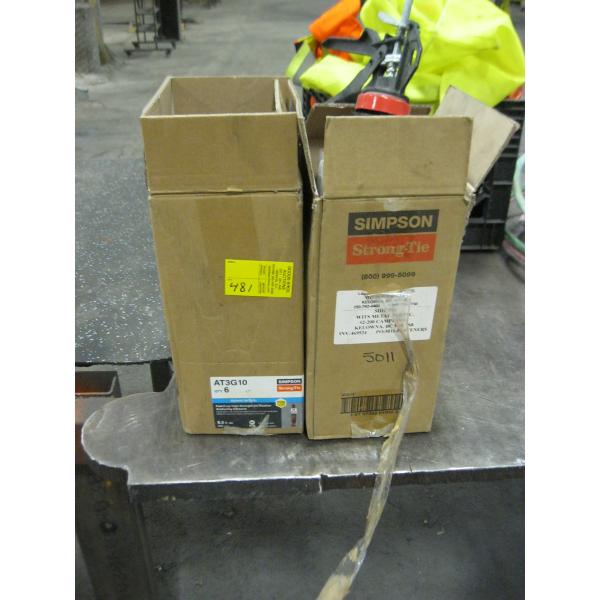 2 BOXES OF SIMPSON STRONG TIE HYBRID ACRYLIC ANCHORING ADHESIVE