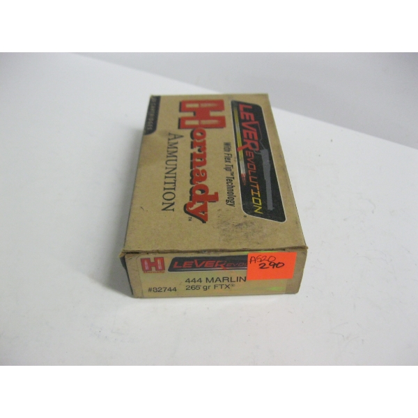 HORNADY .444MARLIN 265GR FTX|1X20 CARTRIDGES