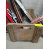Image 4 : WOODEN CRATE W/ASST. SIGNS - IMPERIAL, GATES, ETC.