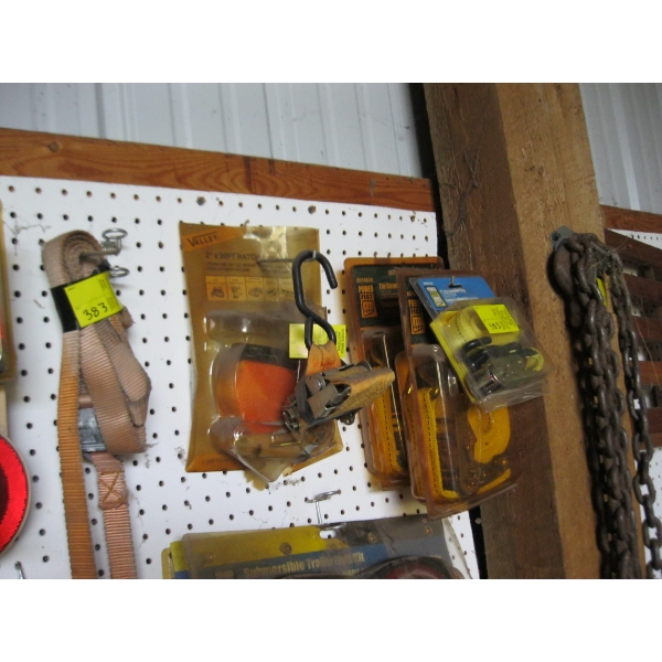 ASST. RATCHET TIEDOWN STRAPS