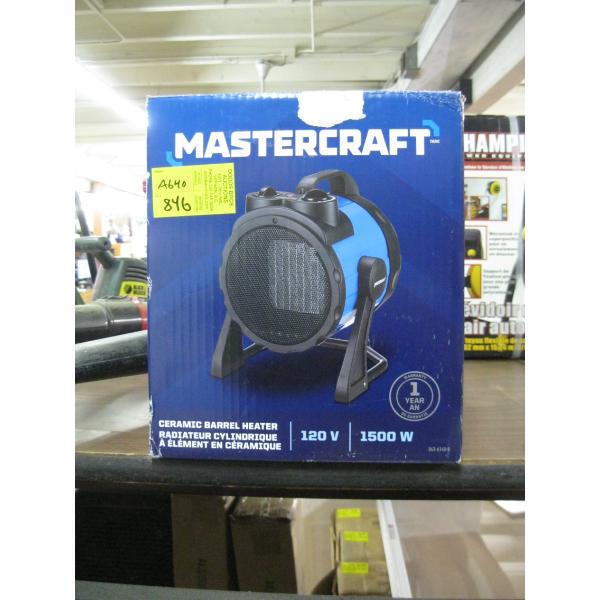MASTERCRAFT 120V 1500W ELECTRIC HEATER