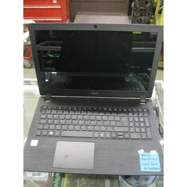 ACER LAPTOP: WIN 10, 500GB HD, 4GB RAM