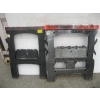 Image 1 : 2 FOLDING PLASTIC SAWHORSES