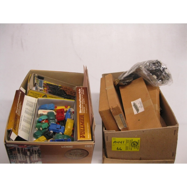 2 BOXES OF ASST. TRAIN ITEMS