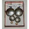 Image 1 : 2 PAIRS STERLING SILVER (.925) EARRINGS, 16G