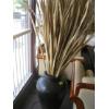 Image 2 : LG. CERAMIC VASE W/DECORATIVE REEDS