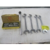 Image 1 : 4 MAC OPEN ENDED WRENCHES AND 1 RATCHET & HOLLOW PUNCH SET