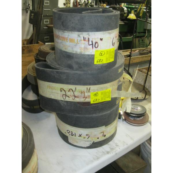 3 6" DRIVE BELTS - 5'11", 22'3" & 18'