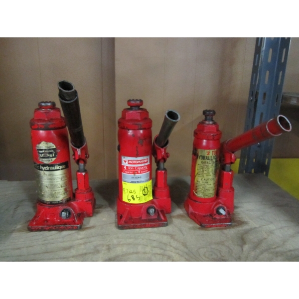 2 - 4 TON & 1 - 2 TON BOTTLE JACKS