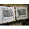 Image 1 : PAIR OF FRAMED PRINTS