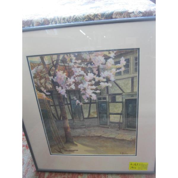 ORIGINAL WATERCOLOR BY O. NOLTE