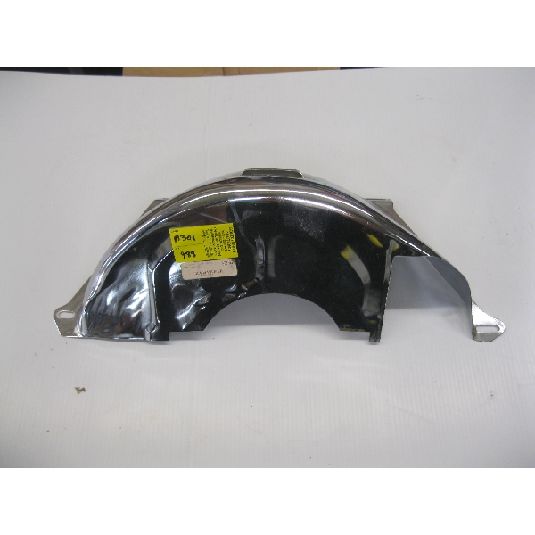 CP FLYWHEEL DUST COVER, CHROME 350-400